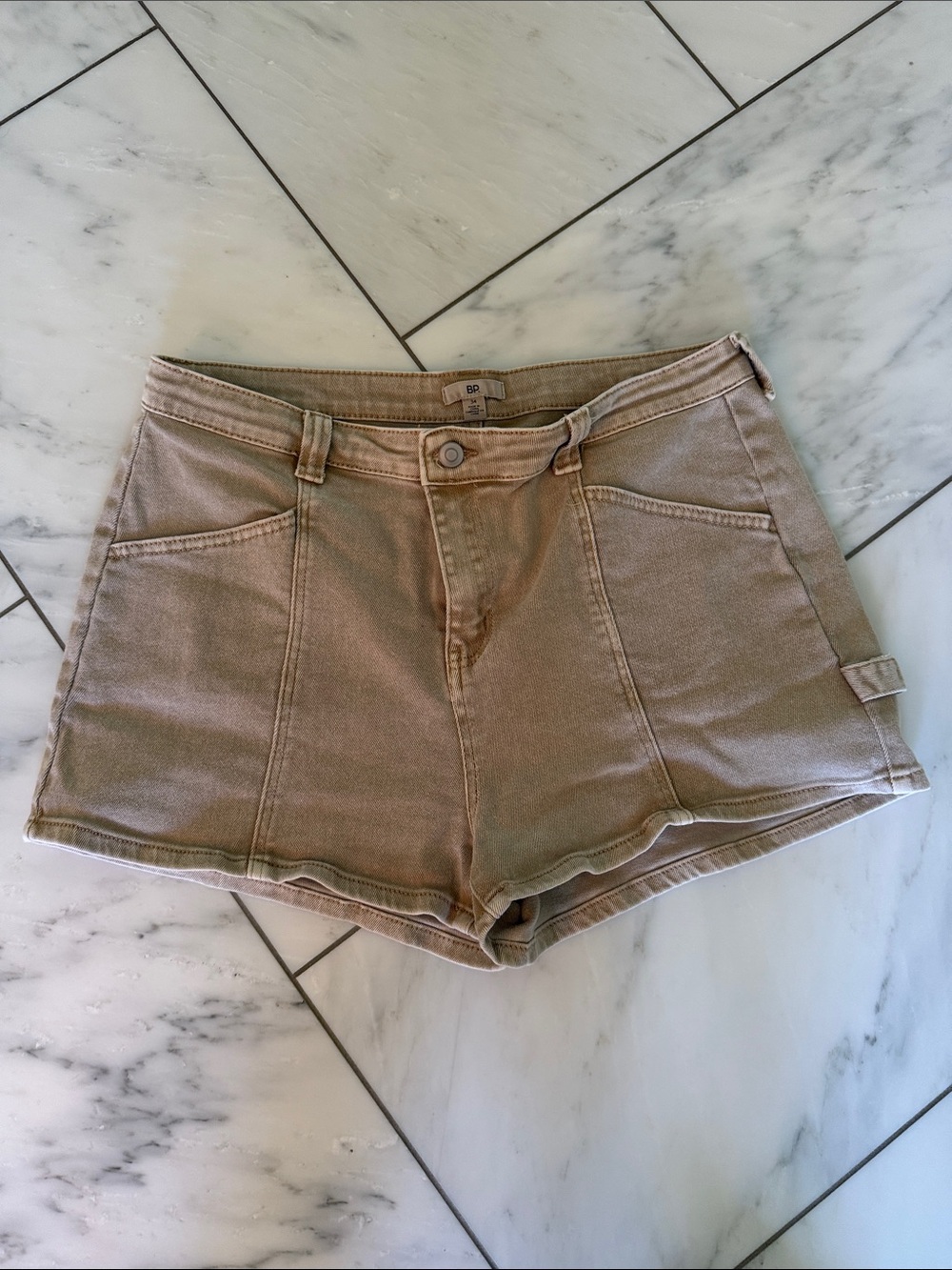 BP. Women's Taupe Utility Shorts